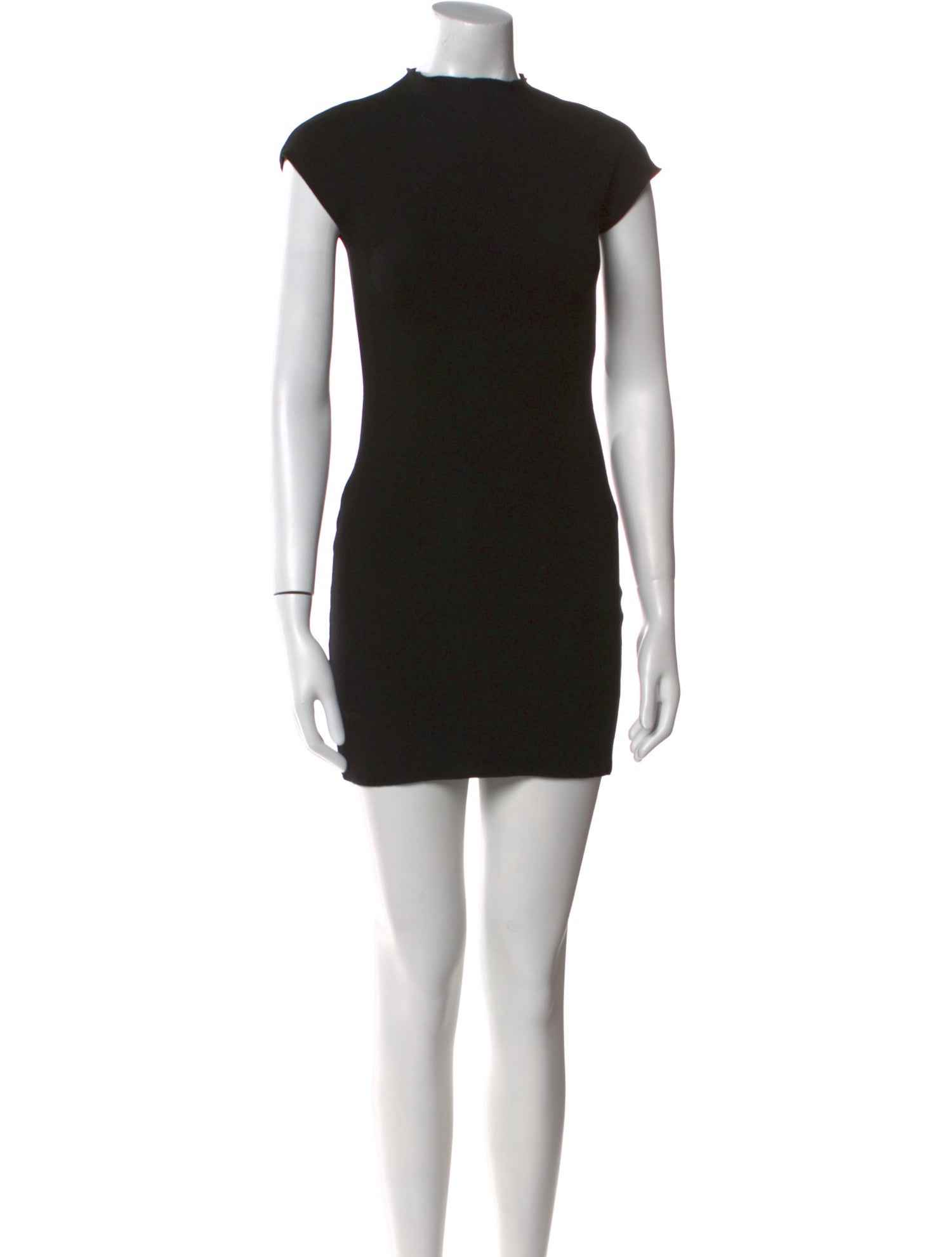 Derek Lam Mock Neck Mini Dress