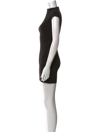 Derek Lam Mock Neck Mini Dress