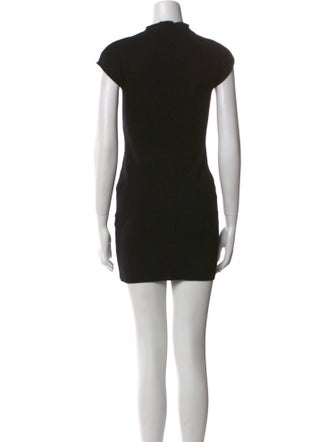 Derek Lam Mock Neck Mini Dress