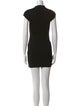 Derek Lam Mock Neck Mini Dress
