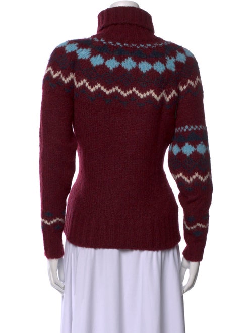 Derek Lam Printed Turtleneck Sweater