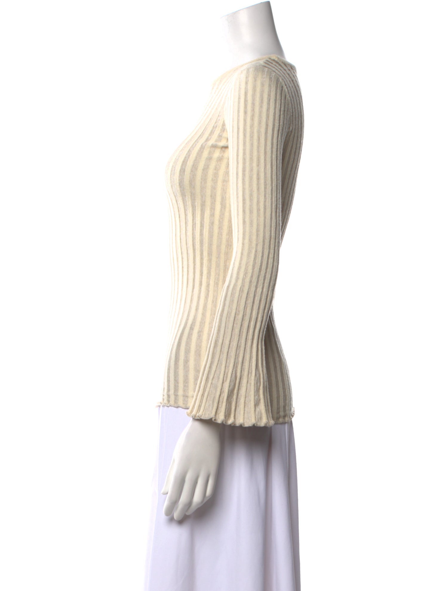 Derek Lam Wool Bateau Neckline Sweater