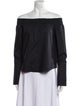 Derek Lam Off-The-Shoulder Long Sleeve Blouse