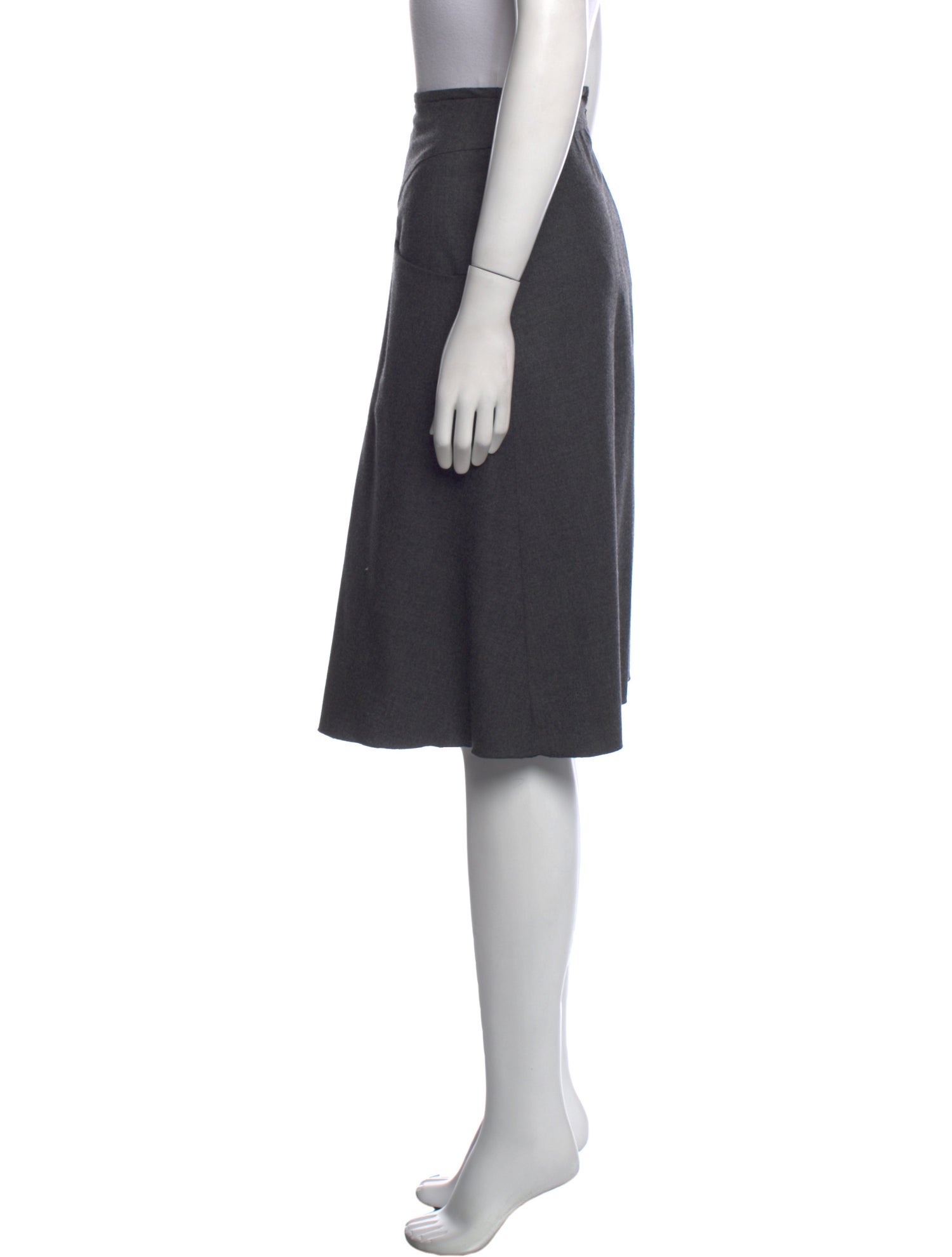 Derek Lam Wool Knee-Length Skirt