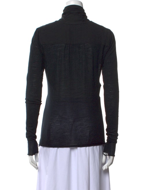 Derek Lam Merino Wool Mock Neck Sweatshirt