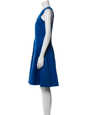 Derek Lam V-Neck Knee-Length Dress