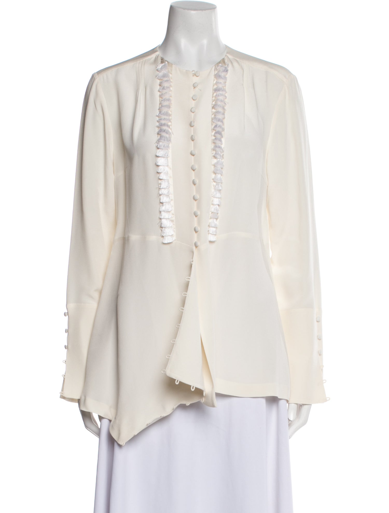 Derek Lam Crew Neck Long Sleeve Tunic