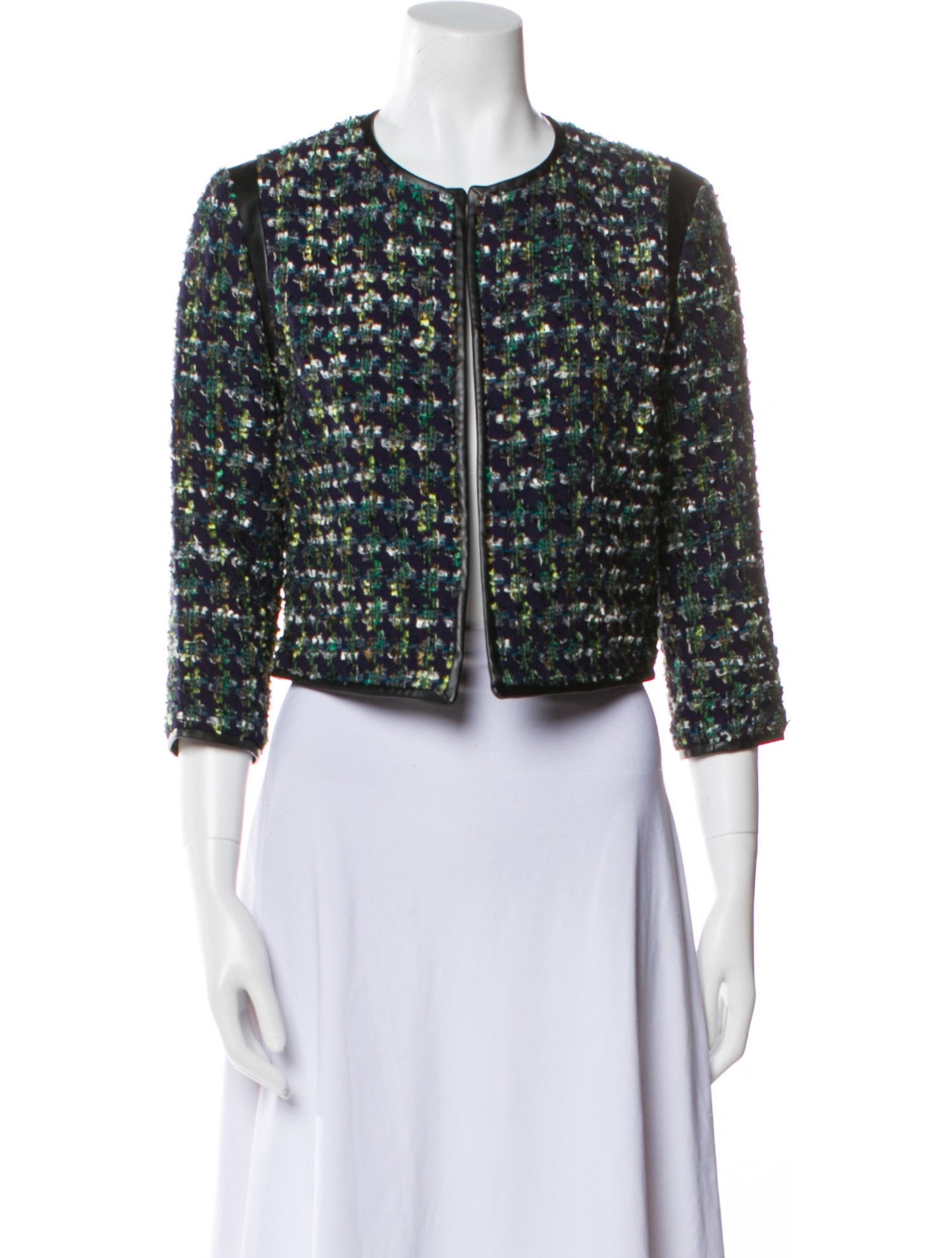 Derek Lam Wool Printed Evening Jacket
