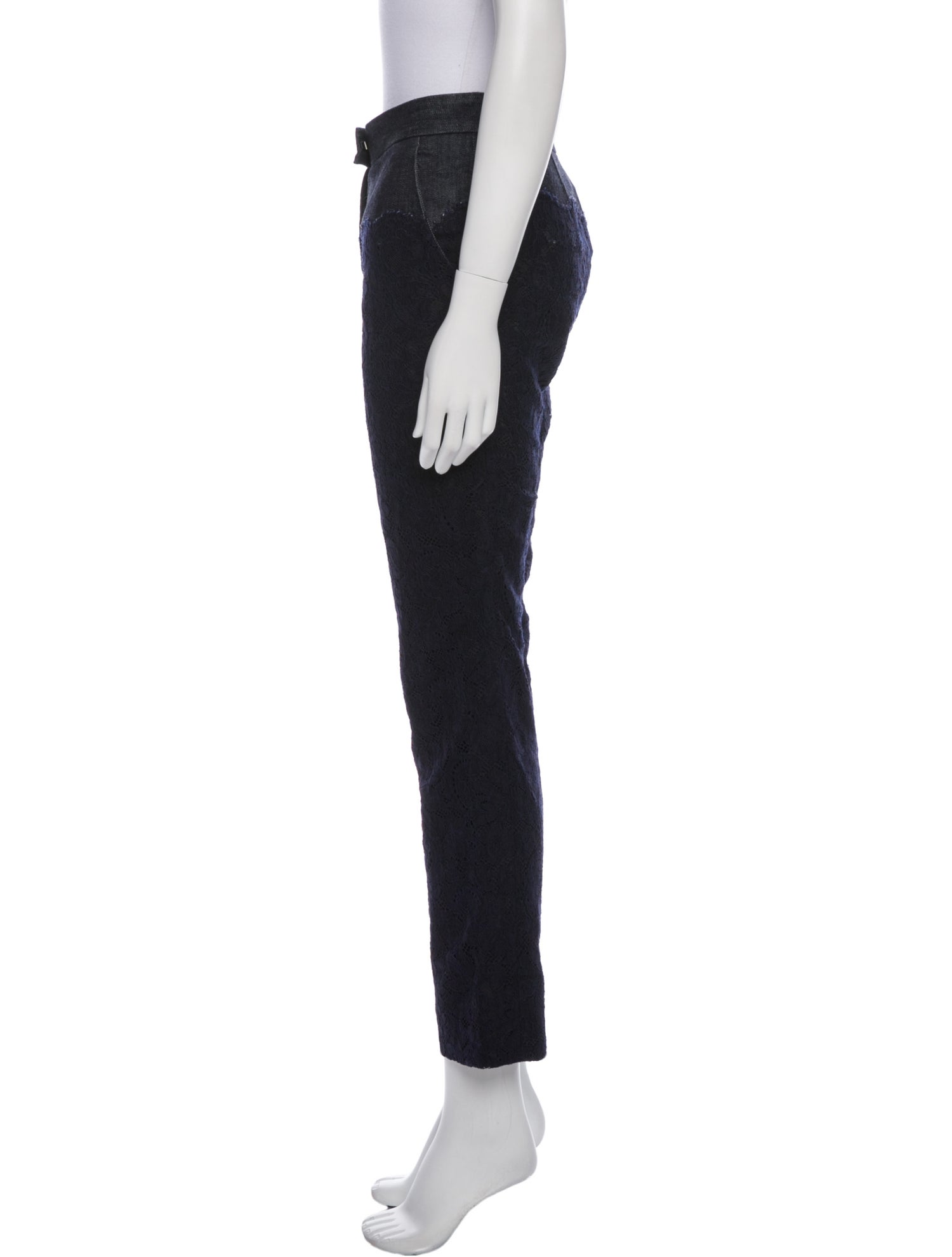 Derek Lam Virgin Wool Straight Leg Pants