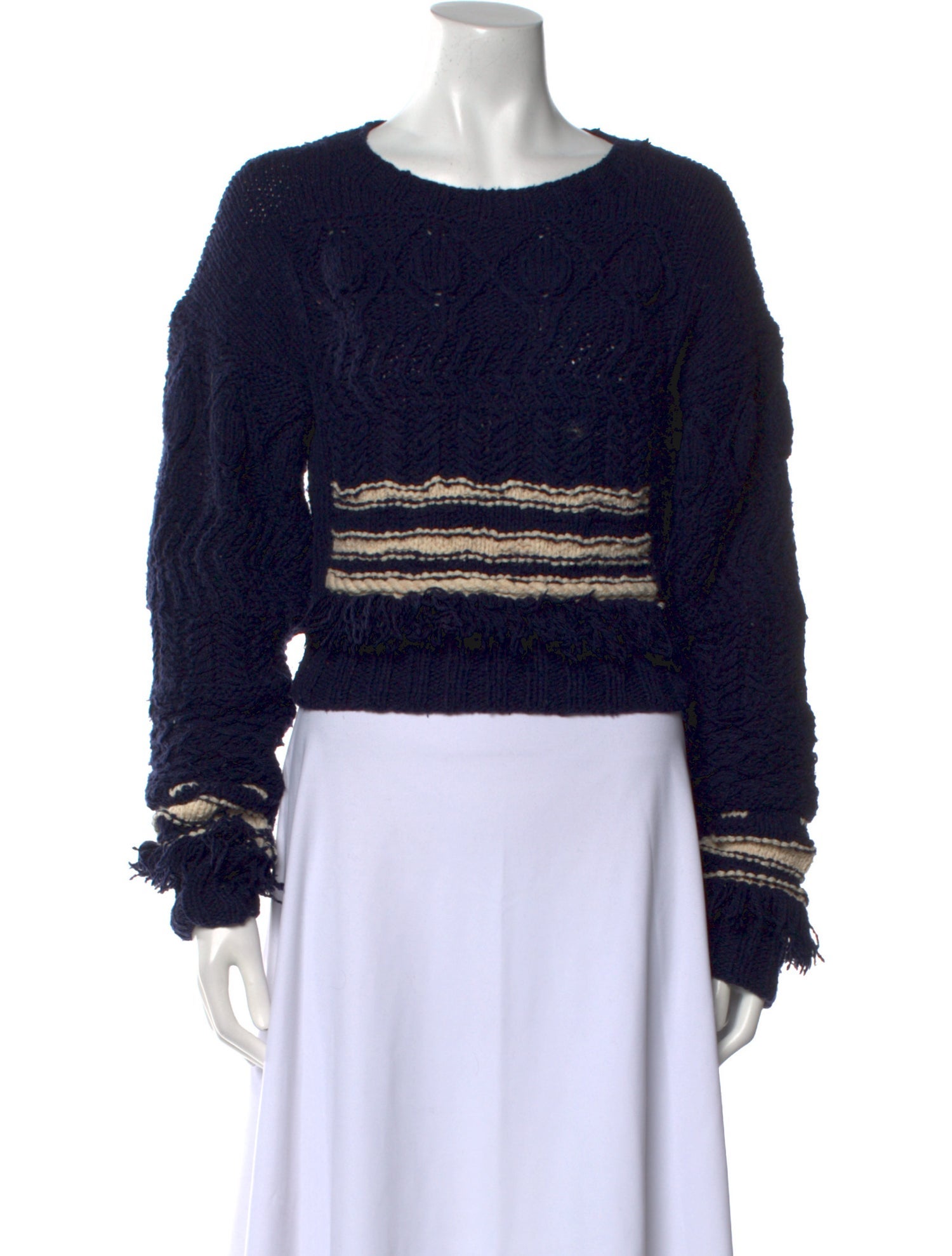 Derek Lam Wool Striped Sweater