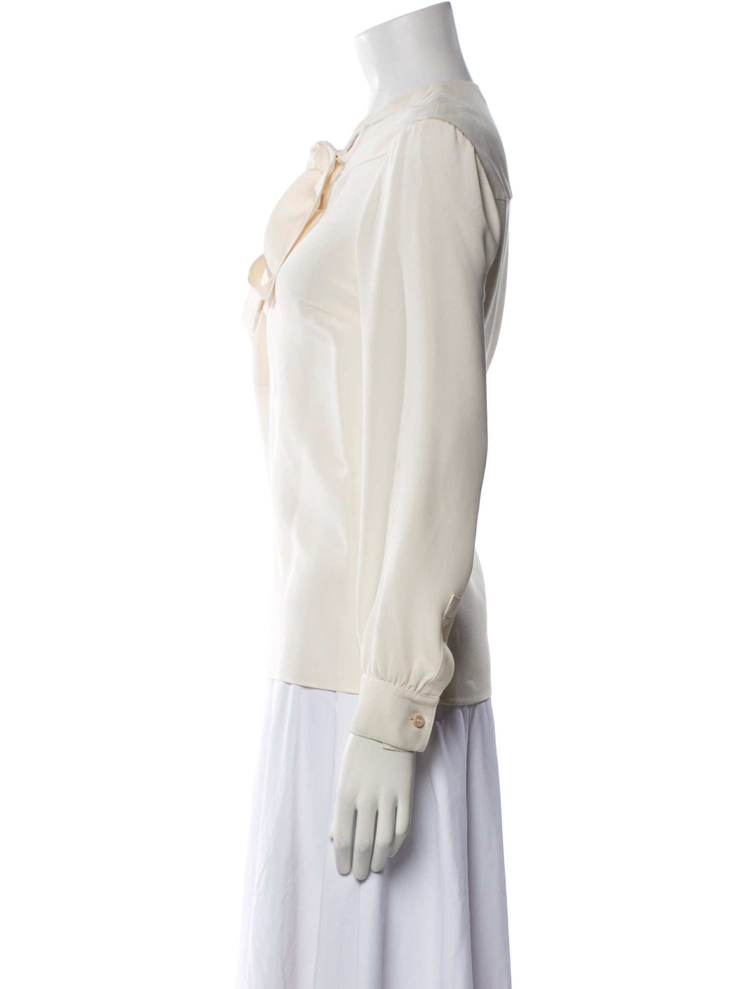 Derek Lam Silk V-Neck Blouse