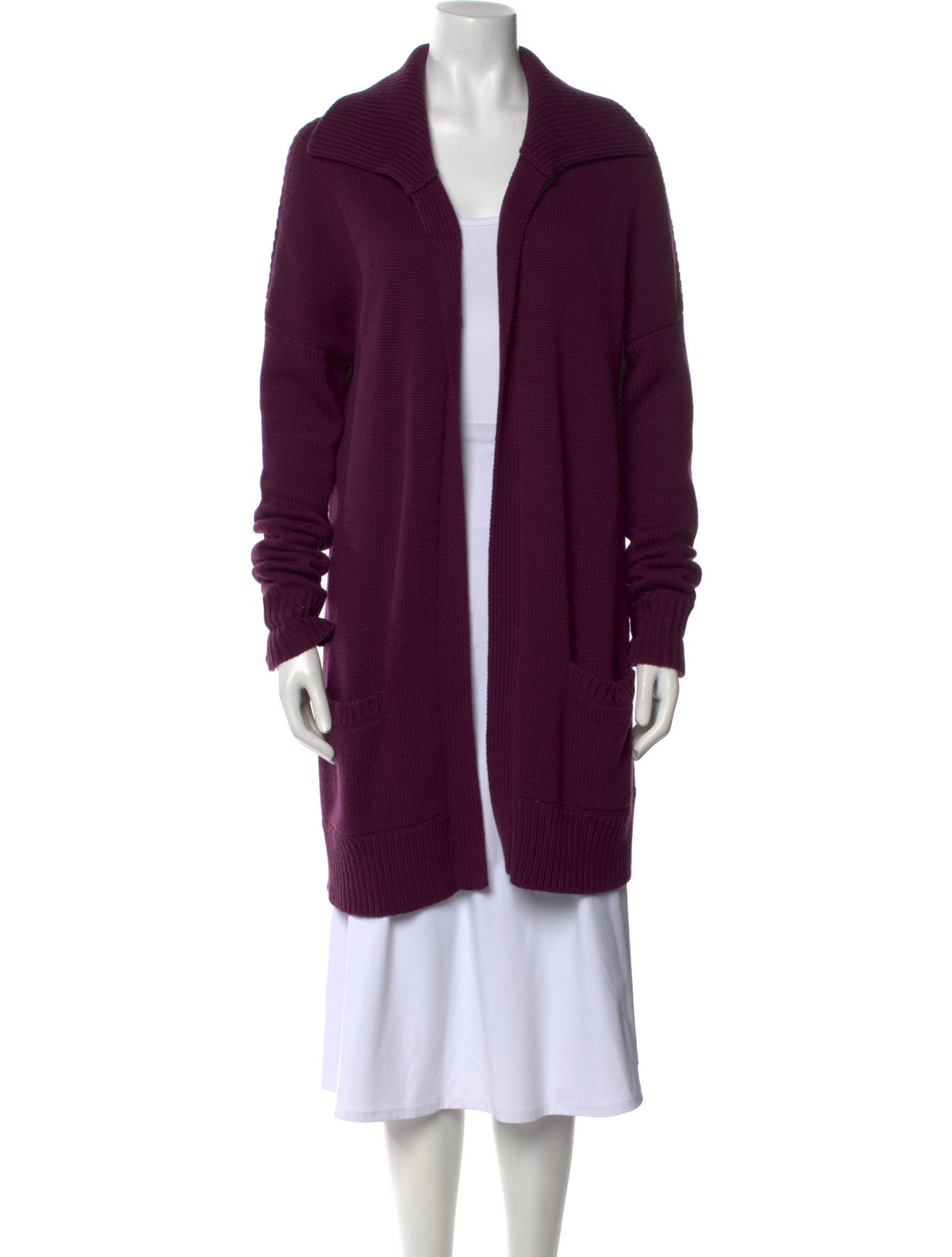 Derek Lam Cashmere Open Front Sweater