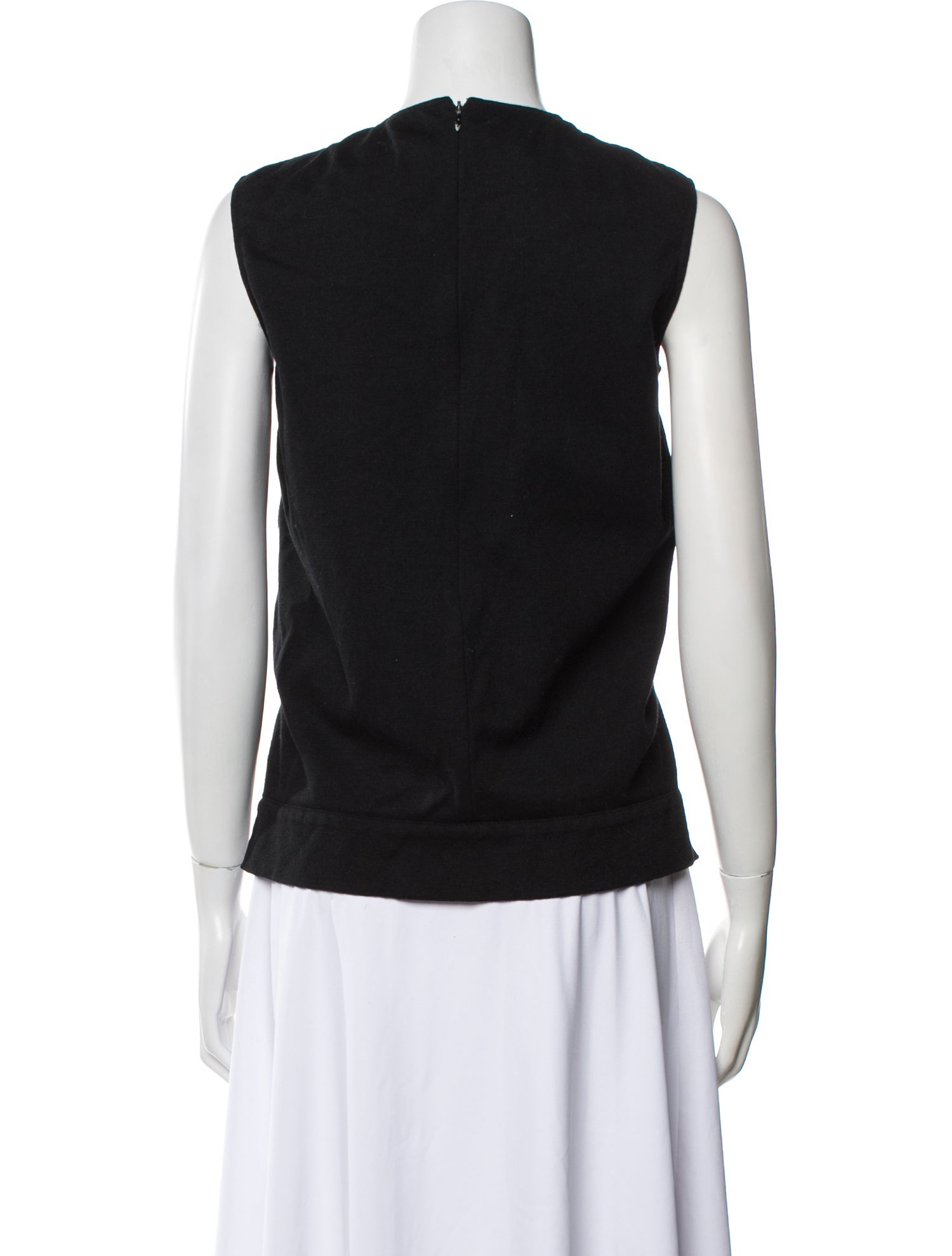 Derek Lam Wool Printed Crop Top