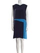 Derek Lam Colorblock Pattern Knee-Length Dress