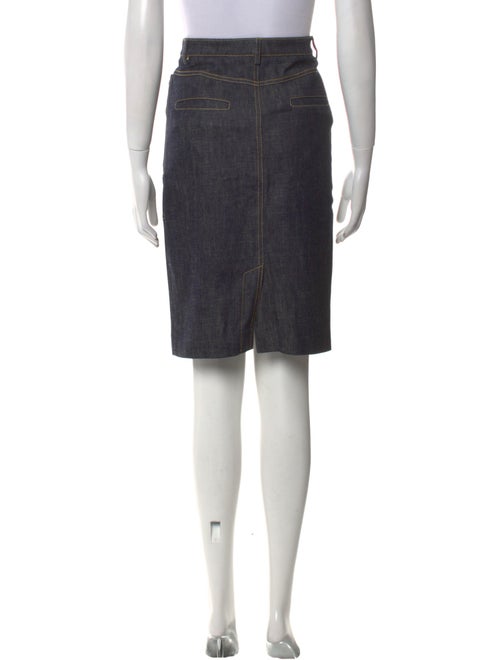 Derek Lam Raw-Edge Trim Knee-Length Skirt