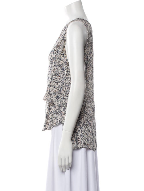 Derek Lam Silk Floral Print Blouse