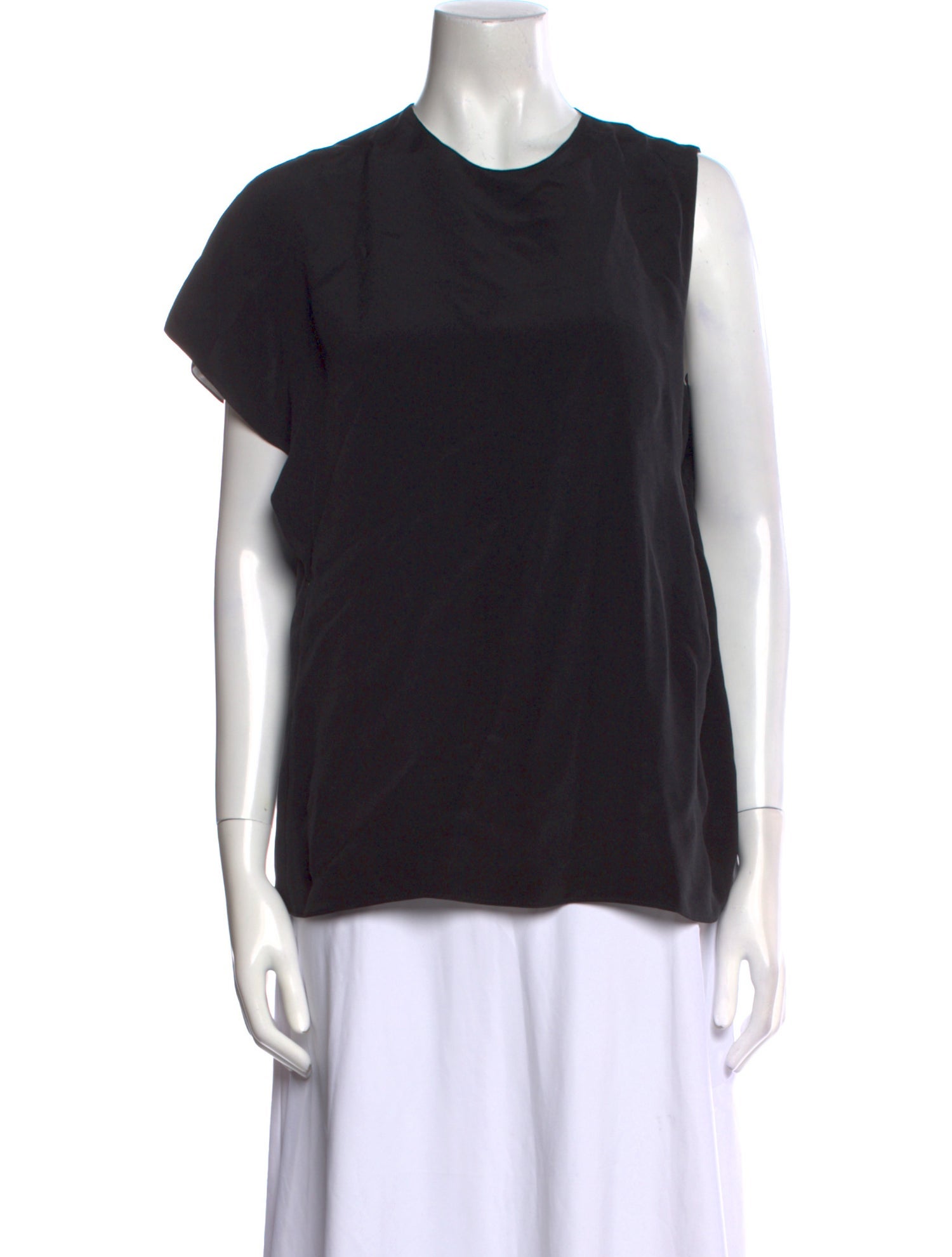 Derek Lam Silk Crew Neck Top