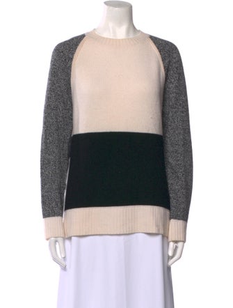 Derek Lam Cashmere Colorblock Pattern Sweater