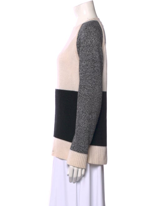 Derek Lam Cashmere Colorblock Pattern Sweater