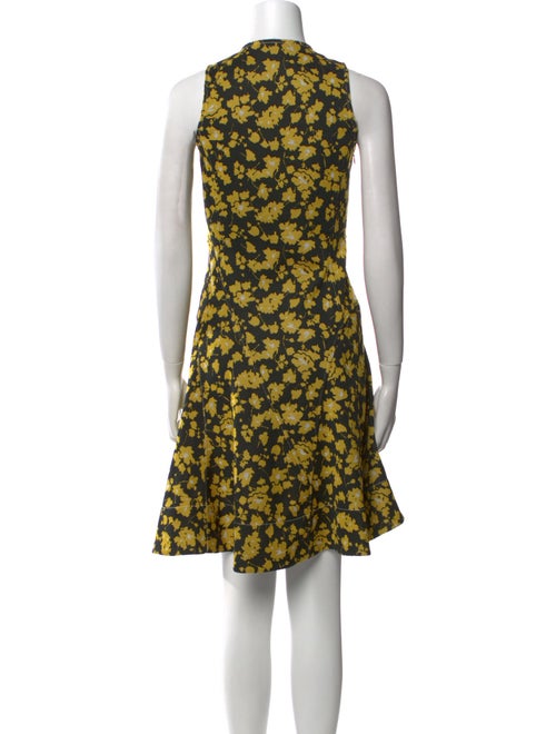 Derek Lam Floral Print Knee-Length Dress