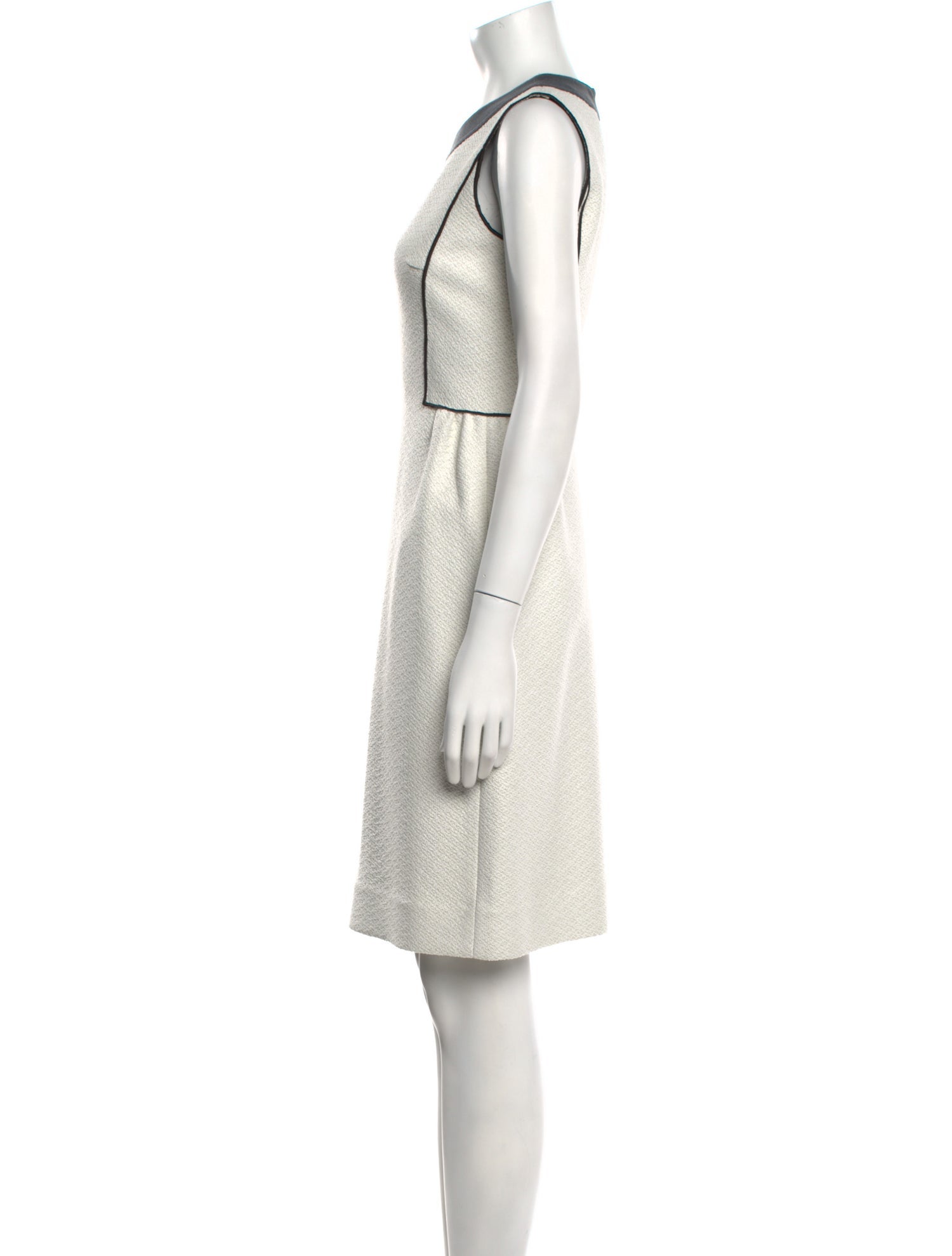 Derek Lam Crew Neck Knee-Length Dress