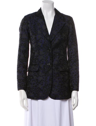 Derek Lam Floral Print Blazer