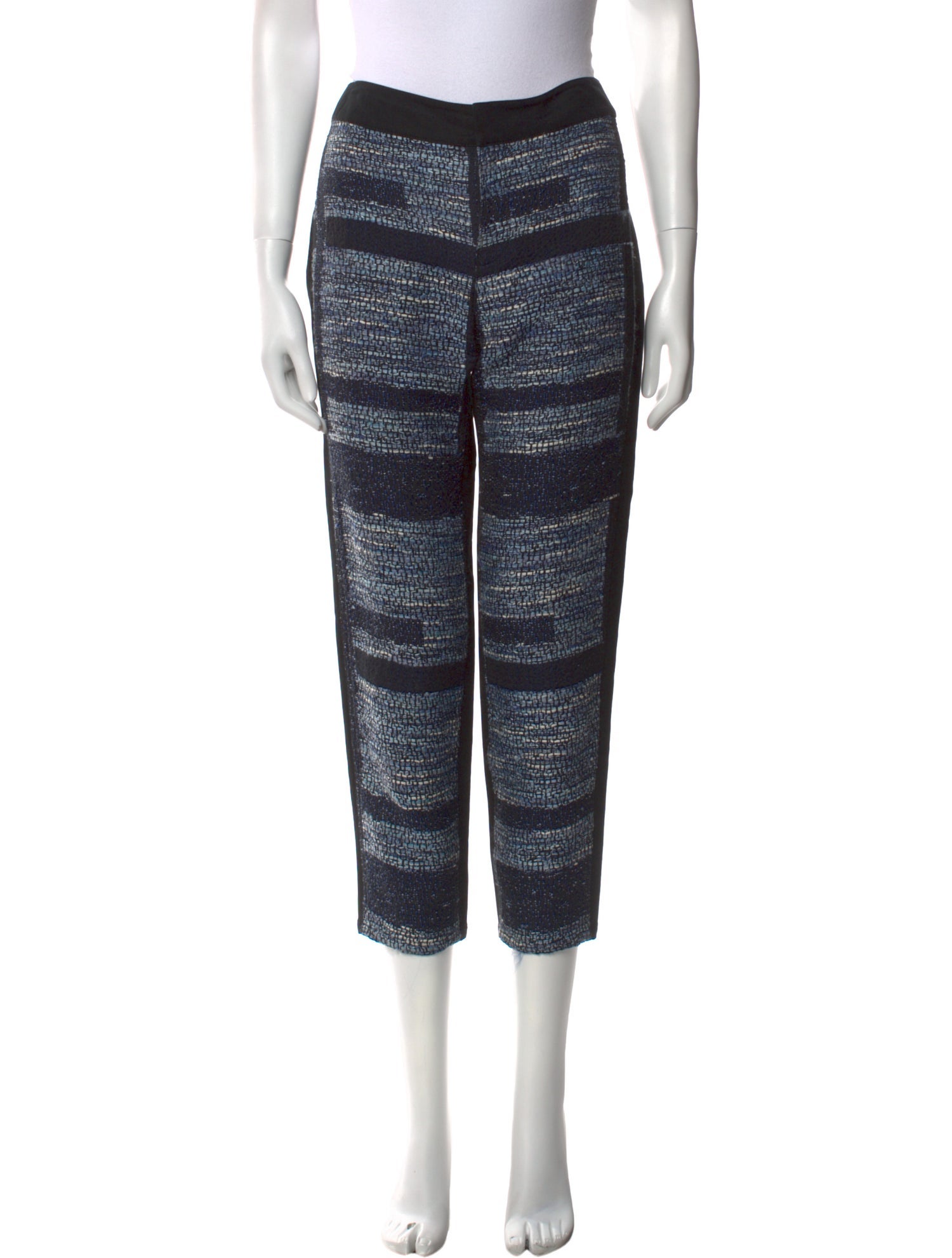 Derek Lam Striped Straight Leg Pants