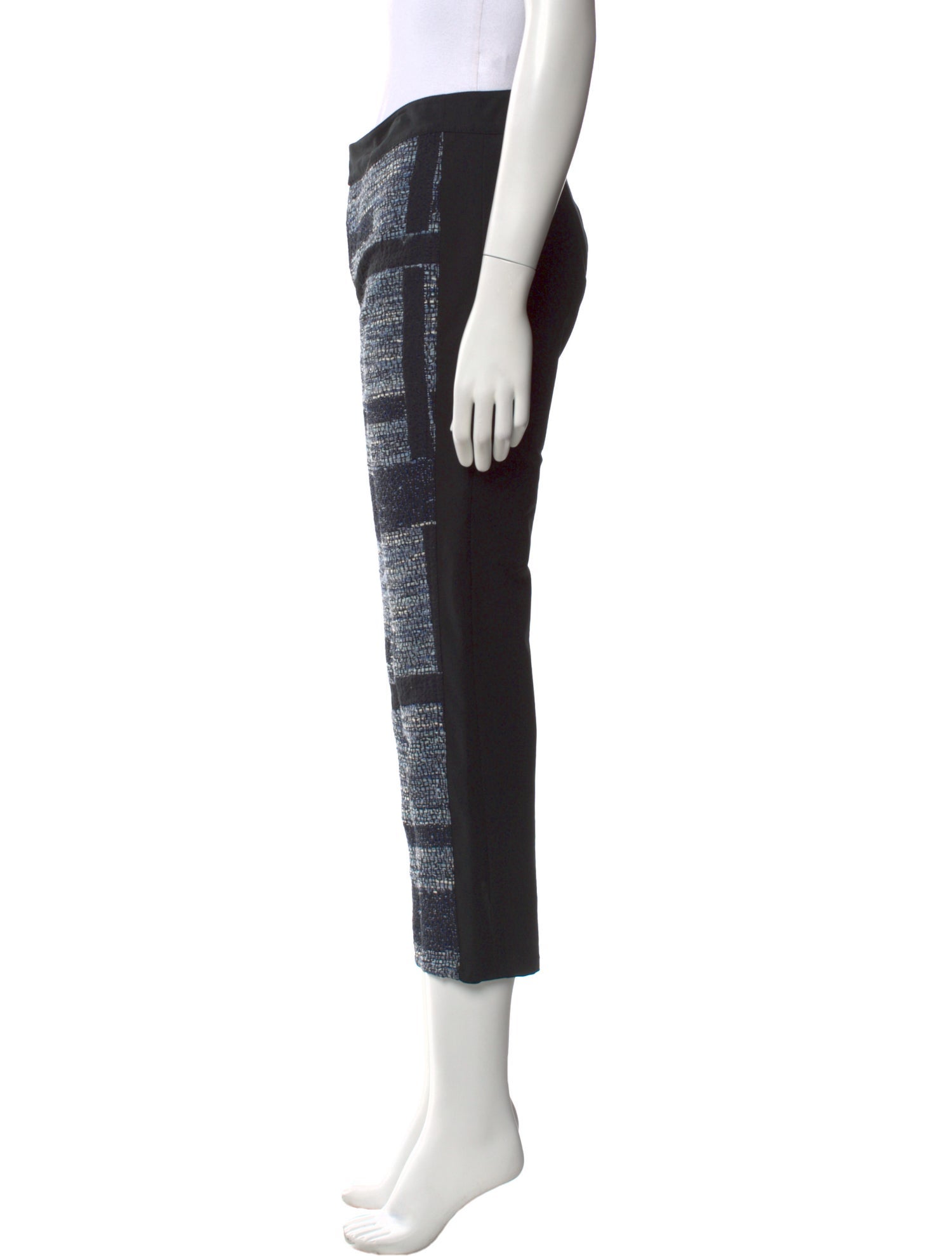 Derek Lam Striped Straight Leg Pants