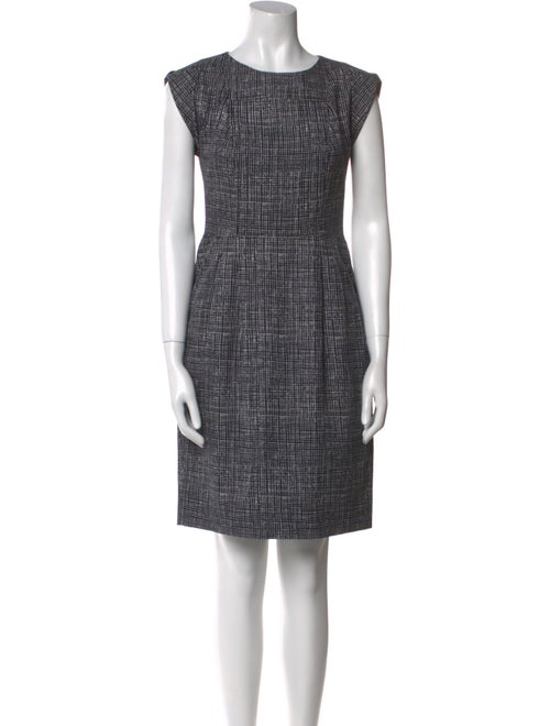 Derek Lam Plaid Print Mini Dress
