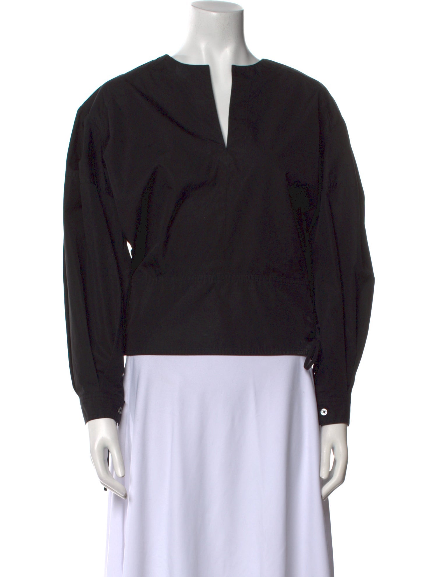 Derek Lam V-Neck Long Sleeve Sweatshirt