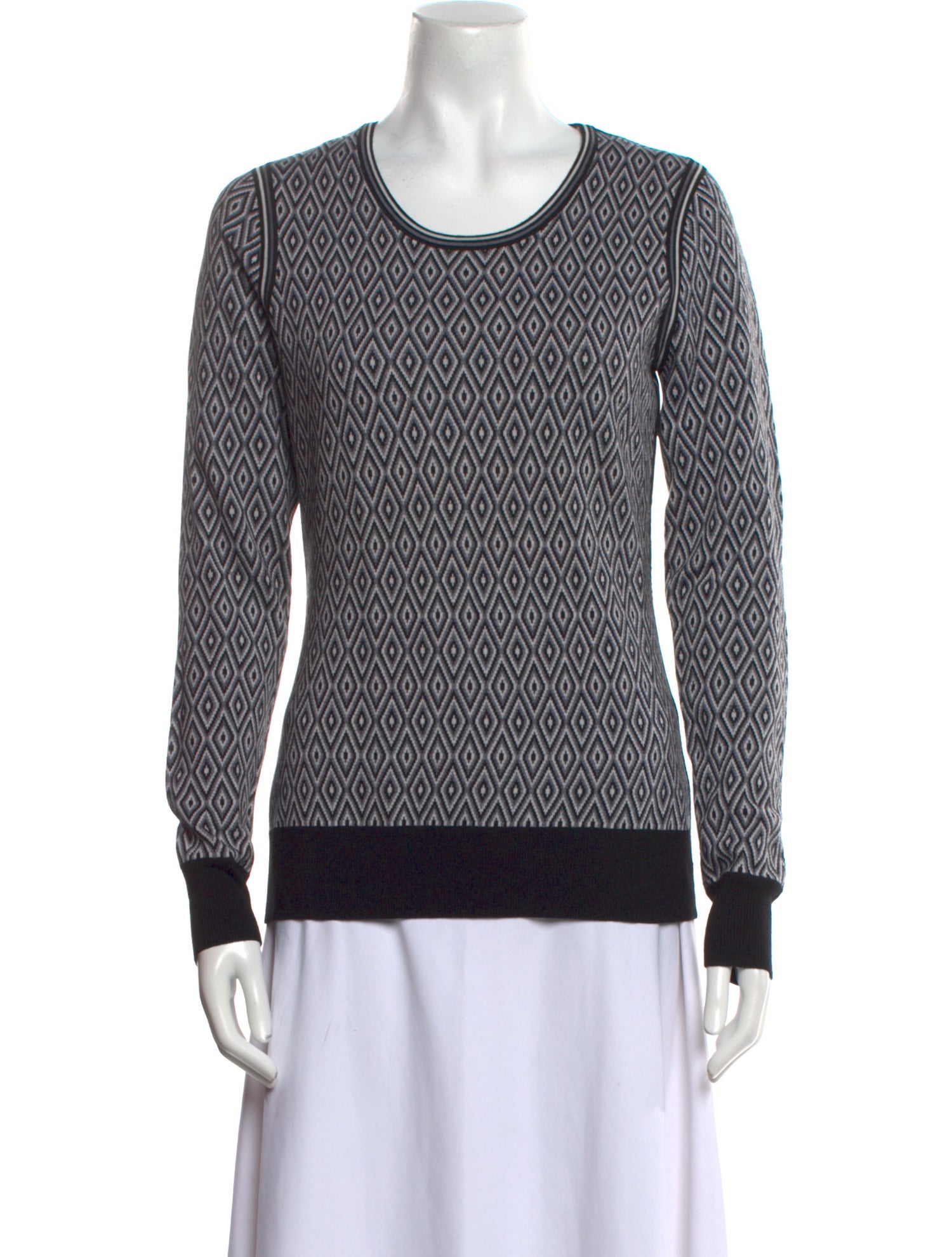Derek Lam Virgin Wool Printed Sweatshirt