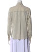 Derek Lam Silk Striped Button-Up Top