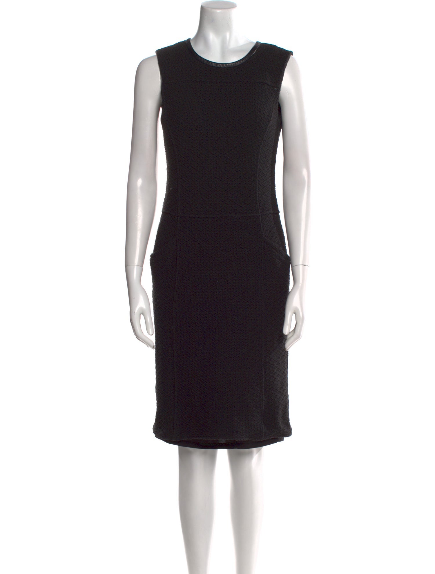 Derek Lam Crew Neck Knee-Length Dress