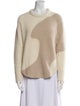 Derek Lam Cashmere Colorblock Pattern Sweater