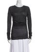 Derek Lam Merino Wool Scoop Neck Sweater