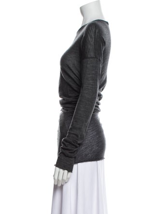 Derek Lam Merino Wool Scoop Neck Sweater