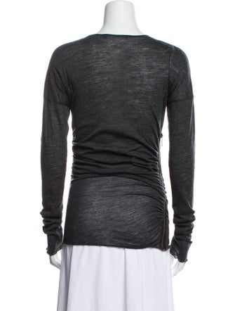 Derek Lam Merino Wool Scoop Neck Sweater