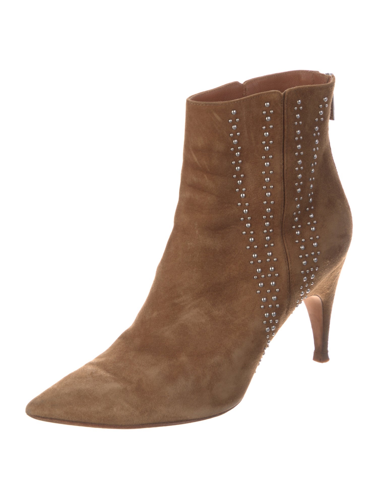 Derek Lam Suede Studded Accents Boots