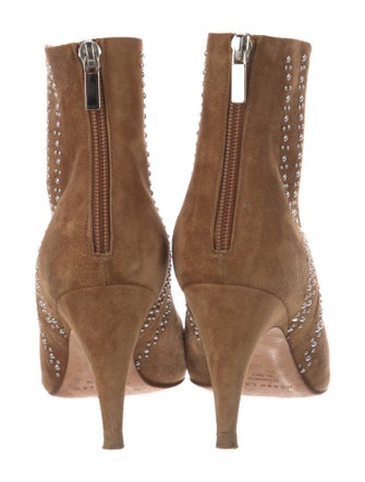 Derek Lam Suede Studded Accents Boots