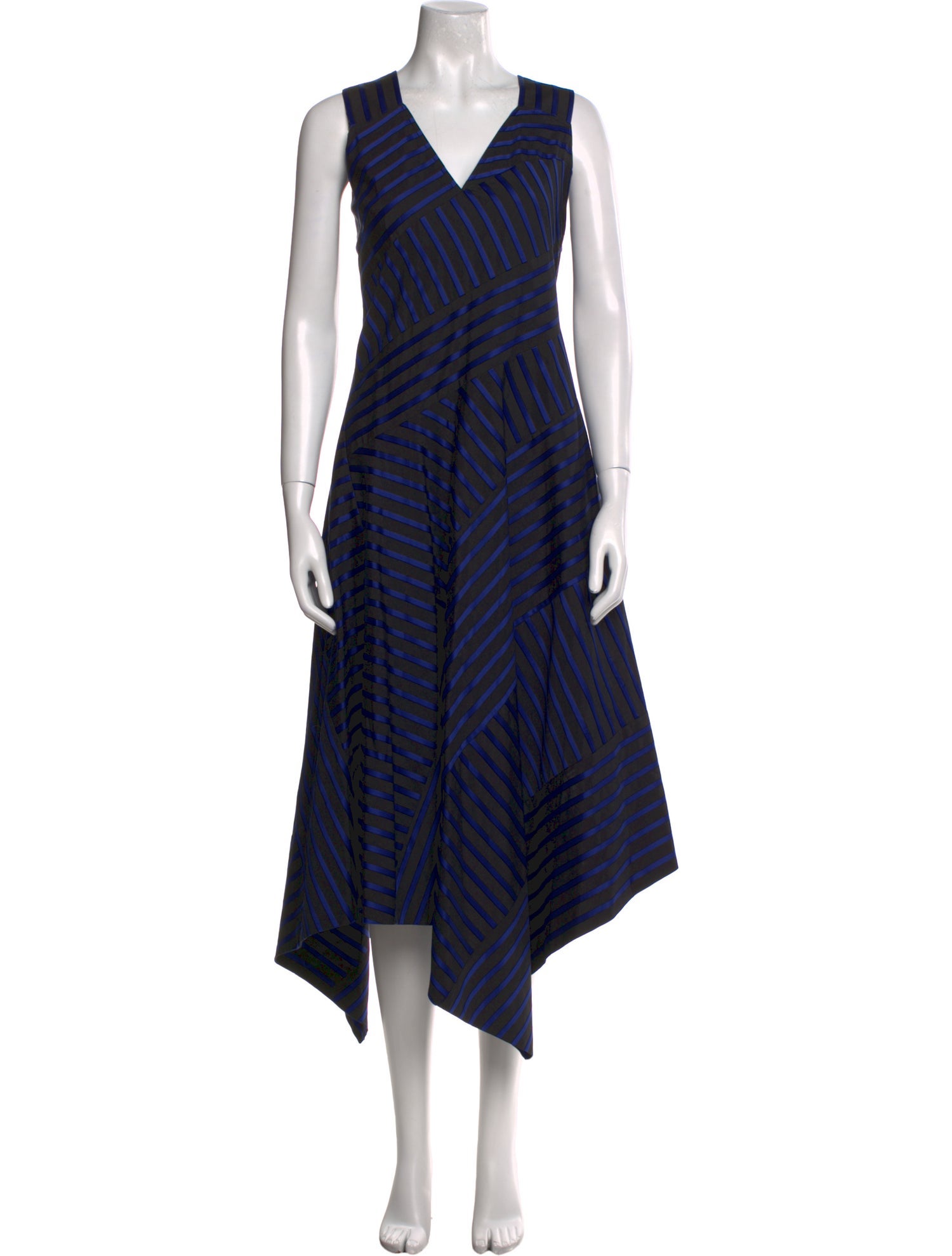 Derek Lam Striped Long Dress