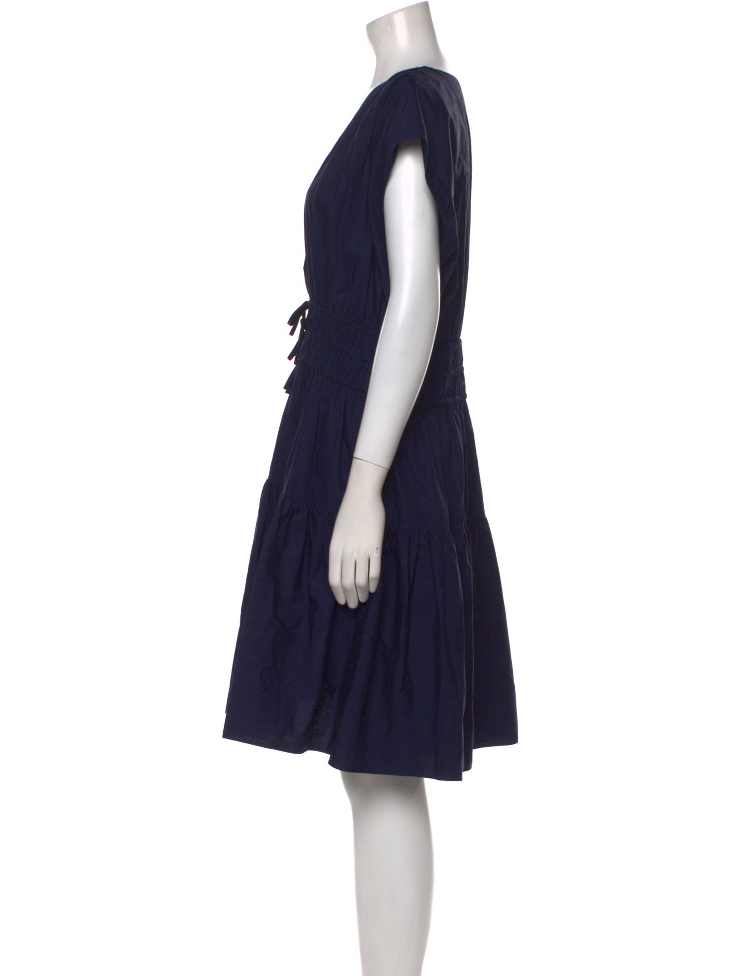 Derek Lam V-Neck Knee-Length Dress