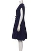 Derek Lam V-Neck Knee-Length Dress