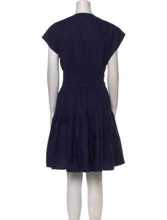 Derek Lam V-Neck Knee-Length Dress