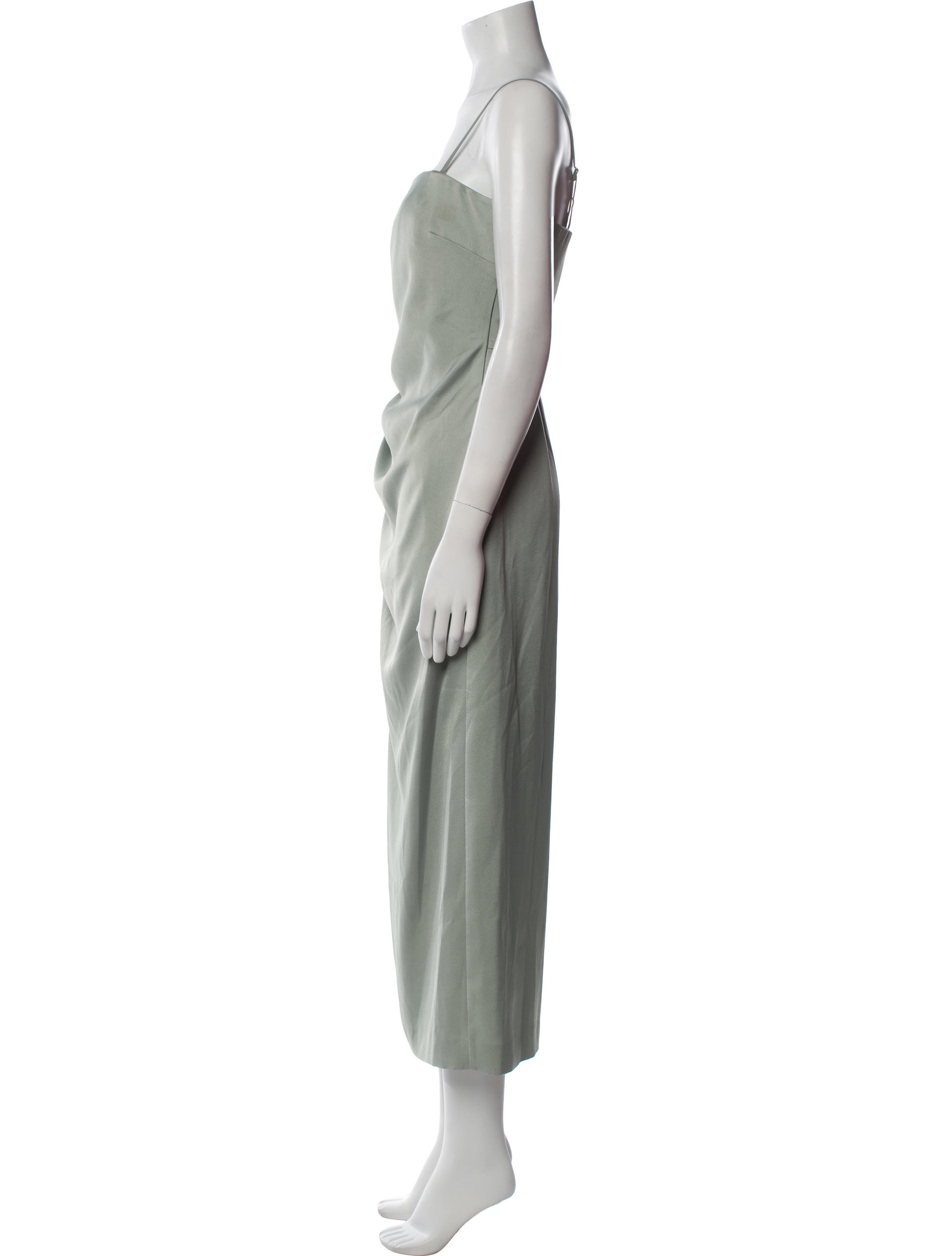 Derek Lam 10 Crosby Square Neckline Long Dress