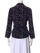 Derek Lam Silk Floral Print Button-Up Top
