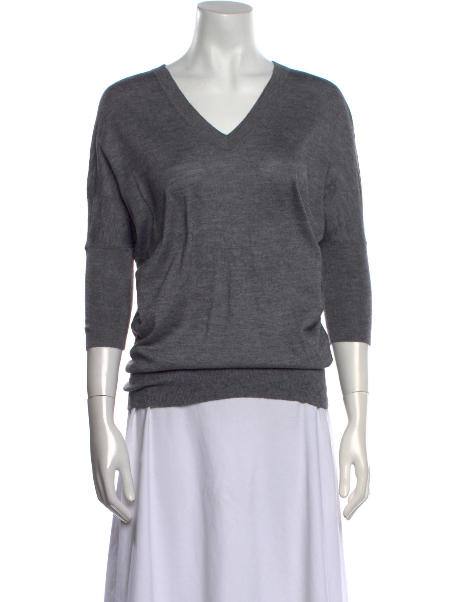 Derek Lam Cashmere V-Neck Top