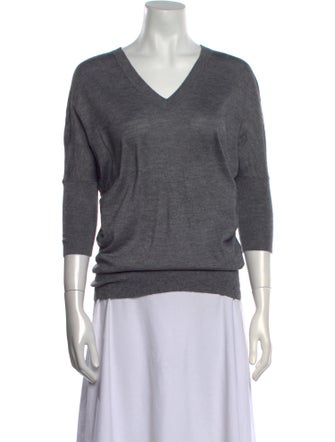 Derek Lam Cashmere V-Neck Top