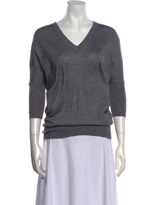 Derek Lam Cashmere V-Neck Top