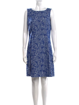 Derek Lam Floral Print Knee-Length Dress