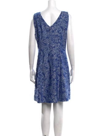 Derek Lam Floral Print Knee-Length Dress